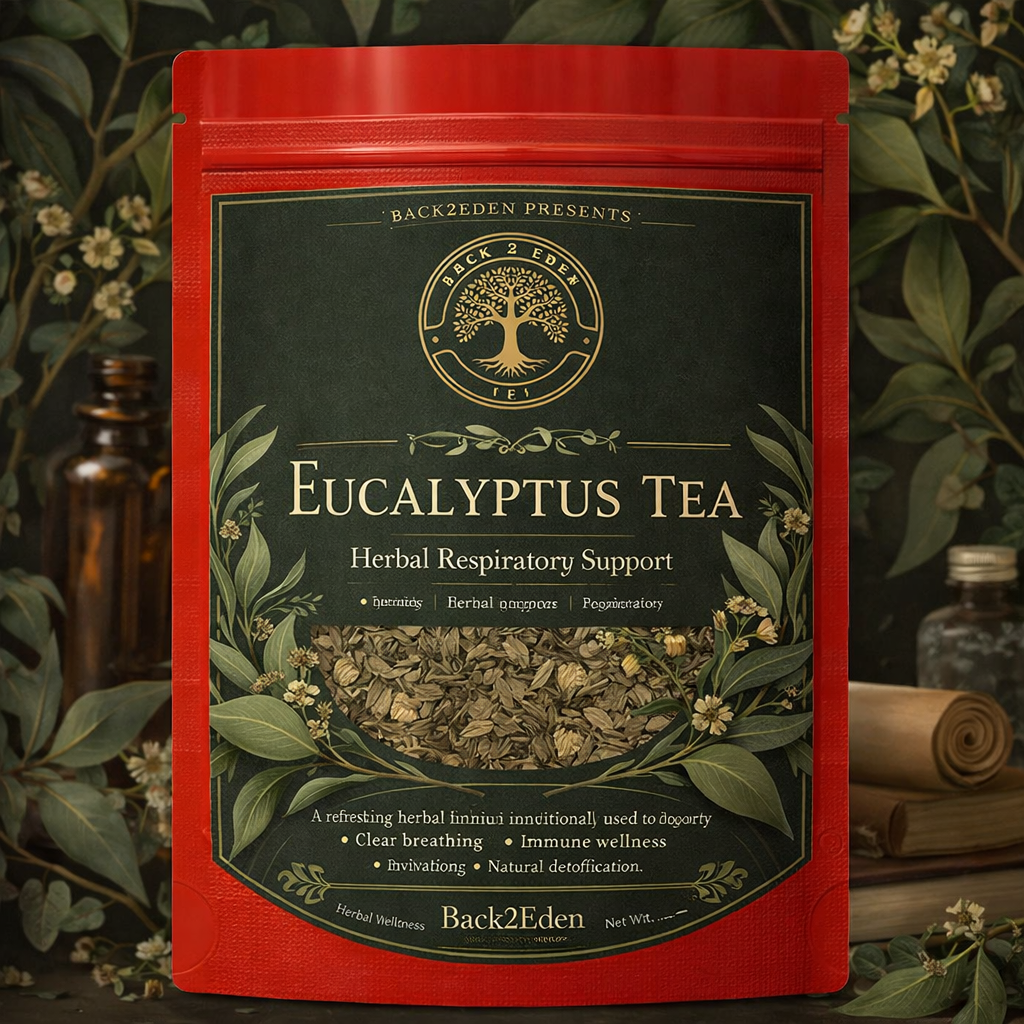 Back2EDEN Eucalyptus Tea.