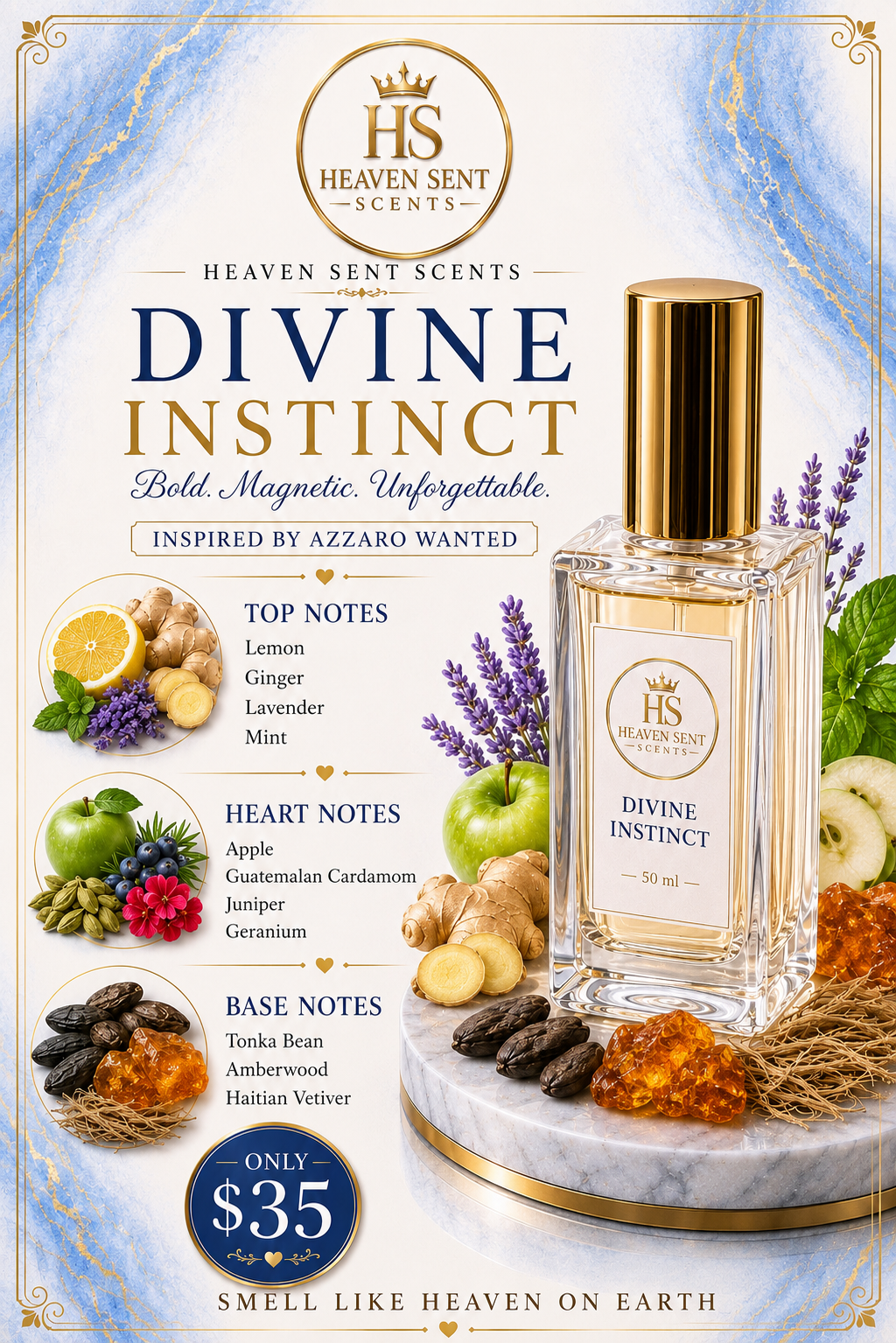 DIVINE INSTINCT “INSPIRED BY AZZARO WANTED”