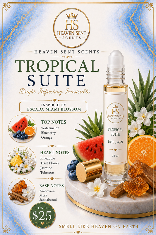 TROPICAL SUITE "INSPIRED BY ESCADA MIAMI BLOSSOM" ROLL-ON