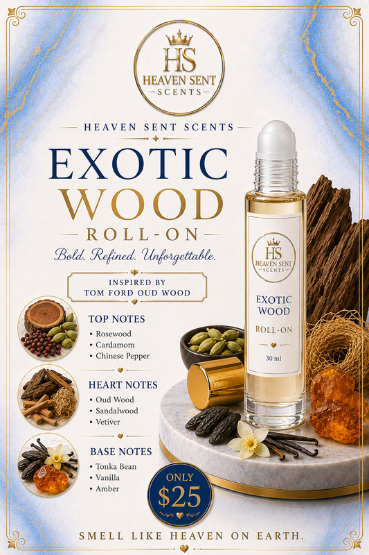 EXOTIC WOOD "INSPIRED TOM FORD OUD WOOD" ROLL-ON