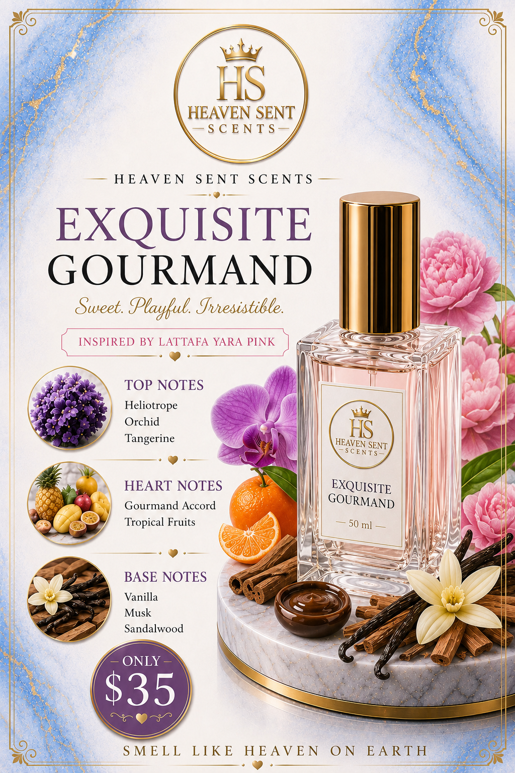 EXQUISITE GOURMAND "INSPIRED BY LATTAFA YARA PINK"