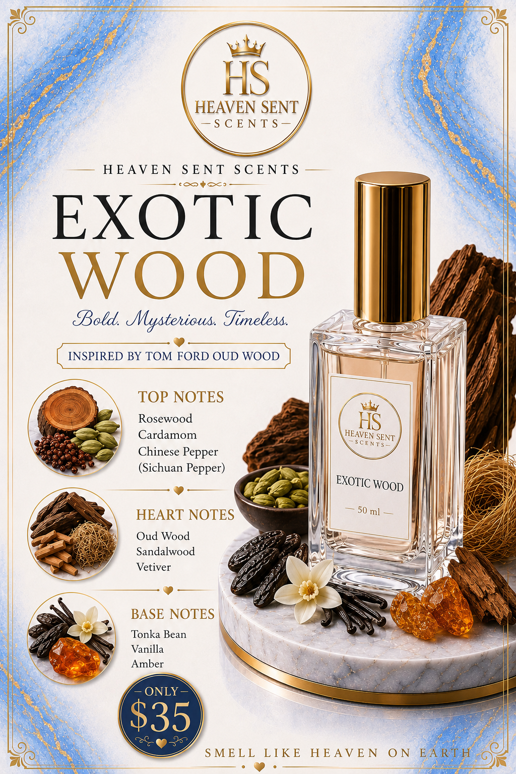 EXOTIC WOOD "INSPIRED TOM FORD OUD WOOD"