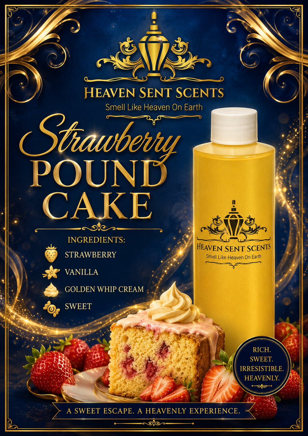 Strawberry Poundcake