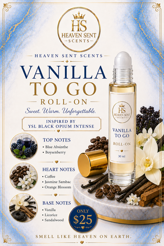 VANILLA TO GO INSPIRED YSL BLACK OPIUM INTENSE" ROLL-ON
