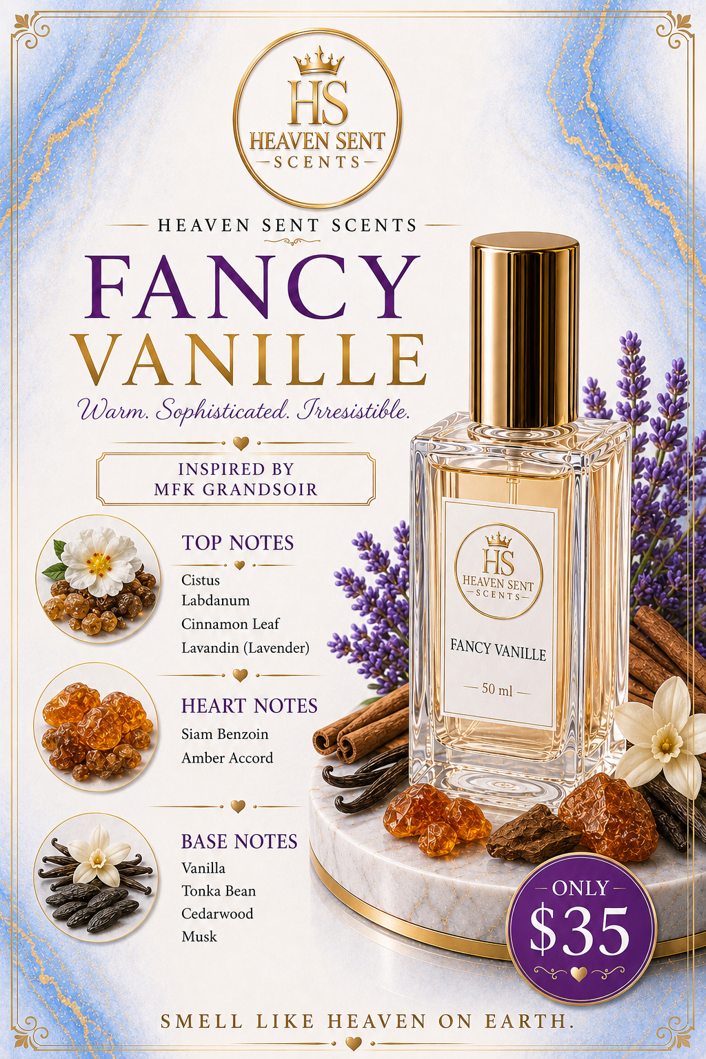FANCY VANILLE "INSPIRED BY MFK GRANDSOIR”