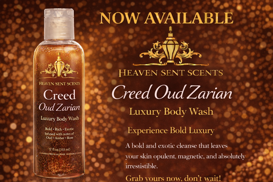 Creed Oud Zarian Body Wash.