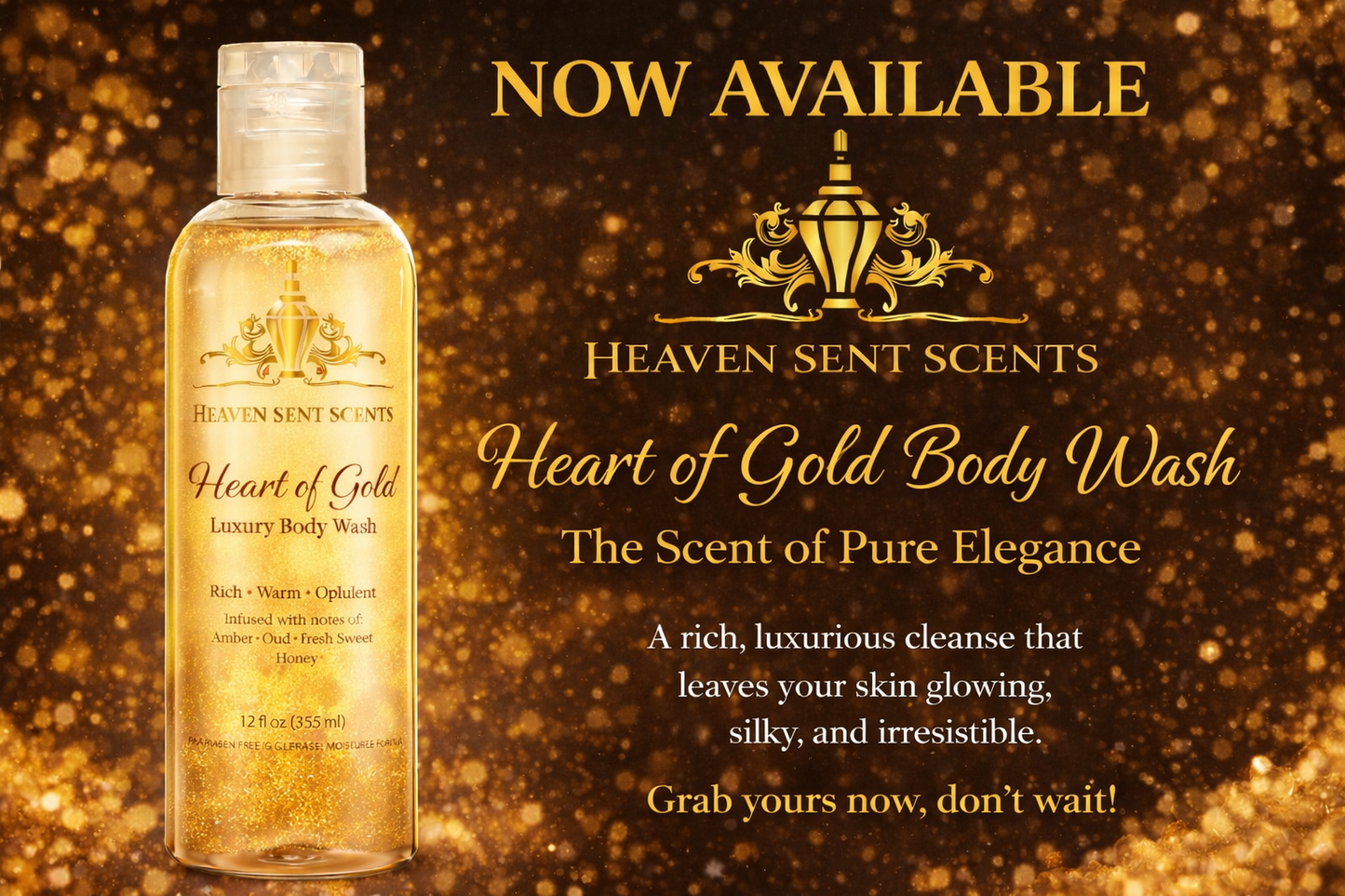 Heart Of Gold Body Wash